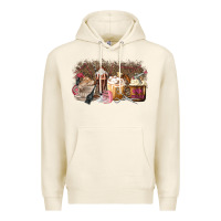 Tofu Hair Dresser Coffee Cups Premium Hoodie - MaliasSmallBusiness