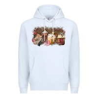 White Hair Dresser Coffee Cups Premium Hoodie - MaliasSmallBusiness
