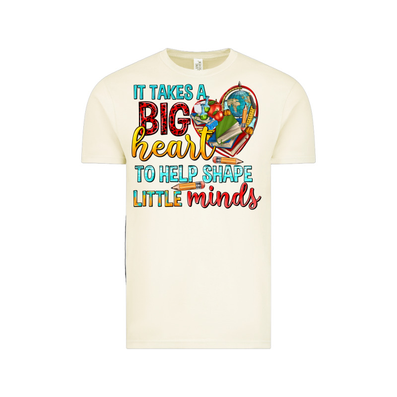 Big Heart To Help Shape Little Minds Tbw Vintage Tee by texasbilliewilder | Teevron