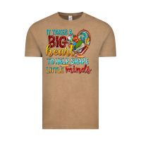 Vintage Coffee big heart to help shape little minds tbw Vintage Tee - texasbilliewilder