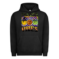 Pigment Black halloween vibes smiley face Urban Hoodie - BarkalooDesign