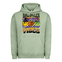 Halloween Vibes Smiley Face Urban Hoodie | Teevron