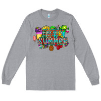 Heather Grey enjoy summer Long Sleeve Tee - CowhideDigitalArt