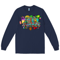 Navy enjoy summer Long Sleeve Tee - CowhideDigitalArt