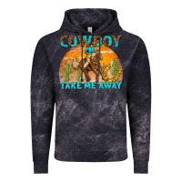Cloud Black cowboy take me away Vintage Hoodie - texasbilliewilder
