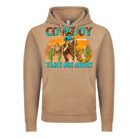 Vintage Coffee cowboy take me away Vintage Hoodie - texasbilliewilder
