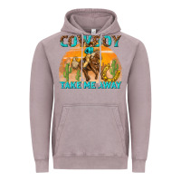 Vintage Zinc cowboy take me away Vintage Hoodie - texasbilliewilder