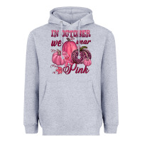 Heather Grey In october we wear pink Heavyweight Hoodie - NancyCooperArtShop