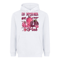 White In october we wear pink Heavyweight Hoodie - NancyCooperArtShop