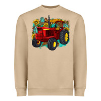 Mushroom western tractor Heavyweight Sweatshirt - texasbilliewilder