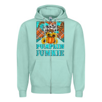 Seafoam pumpkin junkie Zipper Hoodie - Artiststas