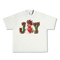 Pistachio christmas joy with rooster Urban Heavy Tee - RanaPortraitStore