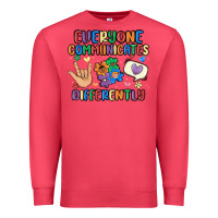 Cardinal everyone communicates differently Premium Sweatshirt - MaliasSmallBusiness