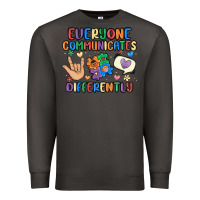 Smoke everyone communicates differently Premium Sweatshirt - MaliasSmallBusiness