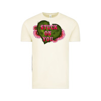 Valentine's Day Stuck On You Heart Sunflowers Vintage Tee | Teevron