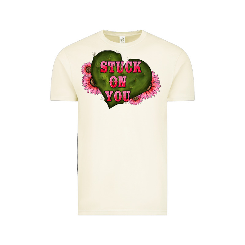 Valentine's Day Stuck On You Heart Sunflowers Vintage Tee by RanaPortraitStore | Teevron