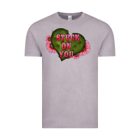 Vintage Zinc valentine's day stuck on you heart sunflowers Vintage Tee - RanaPortraitStore