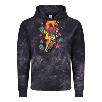 Cloud Black cowgirl with lightning bolt Vintage Hoodie - texasbilliewilder
