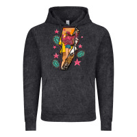 Vintage Black cowgirl with lightning bolt Vintage Hoodie - texasbilliewilder