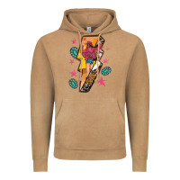 Vintage Camel cowgirl with lightning bolt Vintage Hoodie - texasbilliewilder