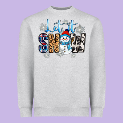 Heavyweight Sweatshirt let it snow