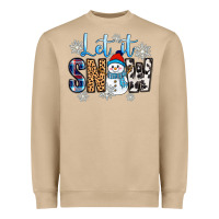 Mushroom let it snow Heavyweight Sweatshirt - Zillion Design Studio