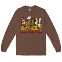 Chestnut christmas lpn licensed practical nurse Long Sleeve Tee - FaDigitalArtStudio