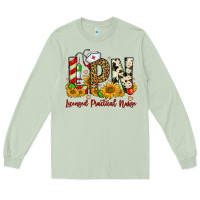 Matcha christmas lpn licensed practical nurse Long Sleeve Tee - FaDigitalArtStudio