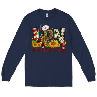 Navy christmas lpn licensed practical nurse Long Sleeve Tee - FaDigitalArtStudio
