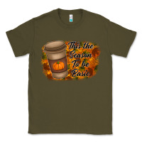Army Green tis the season to be basic Classic Tee - RacoonDesign