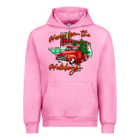 Fuchsia Pink home for the holidays texas Urban Hoodie - BarkalooDesign