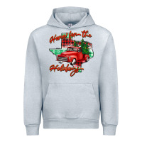 Heather Grey home for the holidays texas Urban Hoodie - BarkalooDesign
