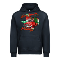 Navy home for the holidays texas Urban Hoodie - BarkalooDesign