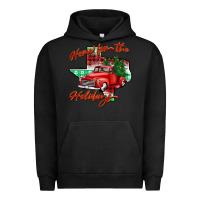 Pigment Black home for the holidays texas Urban Hoodie - BarkalooDesign