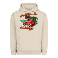 Pigment French Oak home for the holidays texas Urban Hoodie - BarkalooDesign