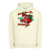 Pigment Pistachio home for the holidays texas Urban Hoodie - BarkalooDesign