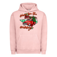 Pigment Salmon home for the holidays texas Urban Hoodie - BarkalooDesign