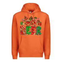 Carrot Oh deer Reindeer Premium Hoodie - NancyCooperArtShop