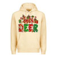 Pina Colada Oh deer Reindeer Premium Hoodie - NancyCooperArtShop