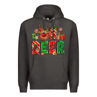 Smoke Oh deer Reindeer Premium Hoodie - NancyCooperArtShop
