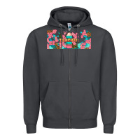 Smoke teacher floral pencil libbey glass Zipper Hoodie - BundleAndBundleShop