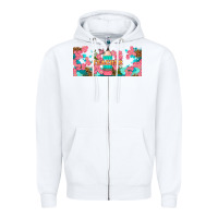 White teacher floral pencil libbey glass Zipper Hoodie - BundleAndBundleShop