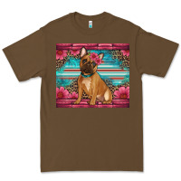 French Bulldog Floral Premium Tee | Teevron