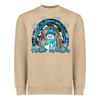 Mushroom hello winter rainbow Heavyweight Sweatshirt - Zillion Design Studio