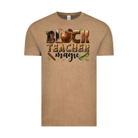 Vintage Coffee black teacher magic melanin Vintage Tee - texasbilliewilder