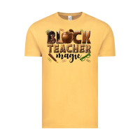 Vintage Mustard black teacher magic melanin Vintage Tee - texasbilliewilder
