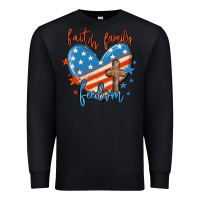 Black faith family freedom Premium Sweatshirt - MaliasSmallBusiness