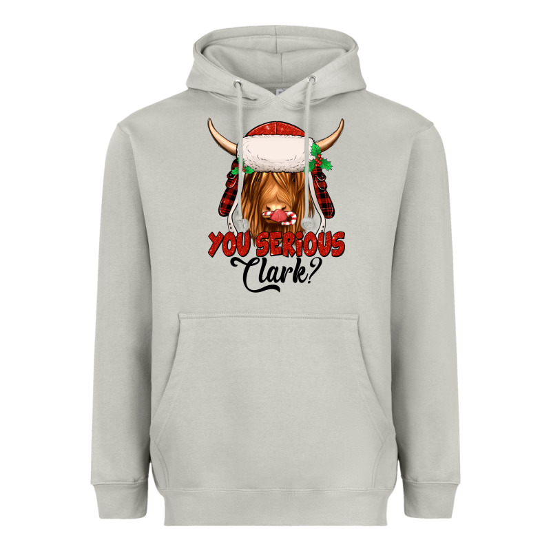You Serious Clark Highland Cow Heavyweight Hoodie by Jasminsmagicworld | Teevron