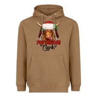 Toasted Coconut you serious clark highland cow Heavyweight Hoodie - Jasminsmagicworld