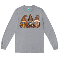 Heather Grey coffee gnomes Long Sleeve Tee - RacoonDesign